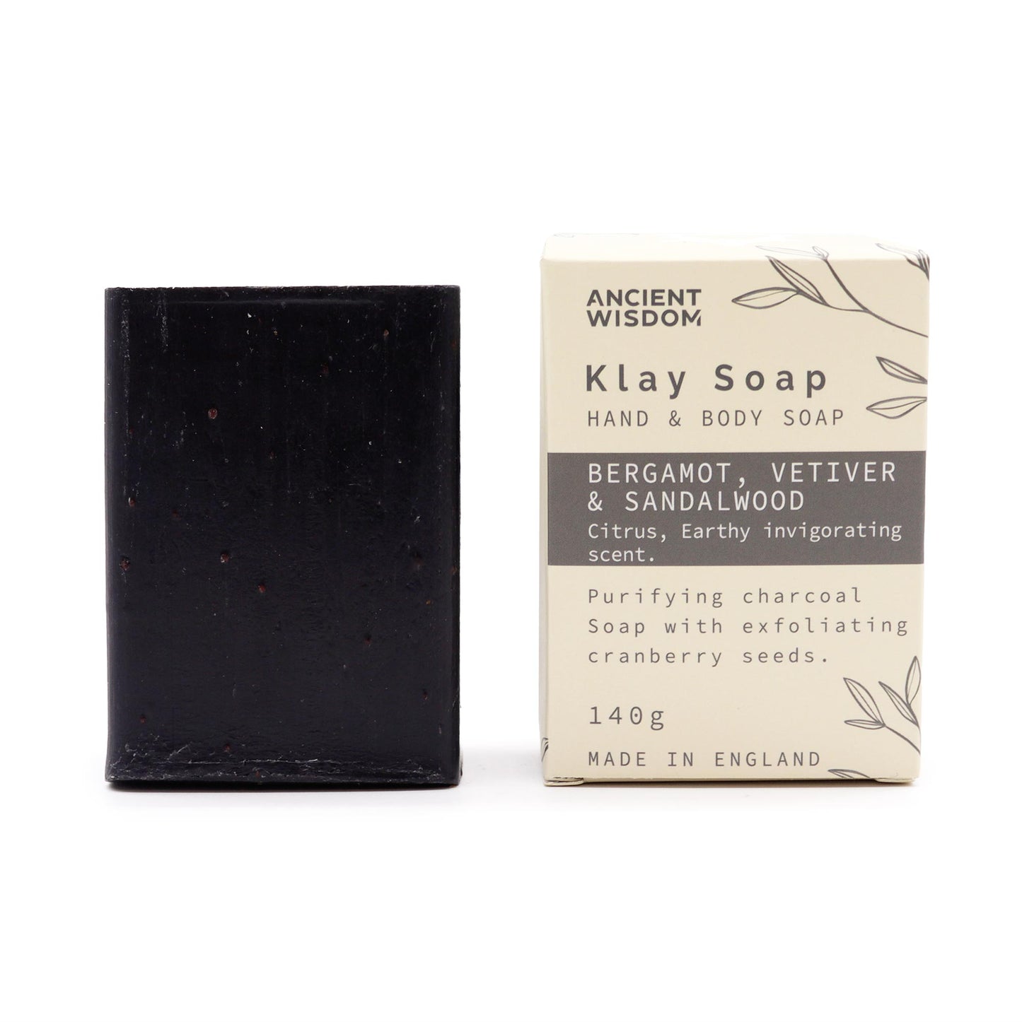 Ancient Wisdom Klay Soap - Bergamot & Sandalwood