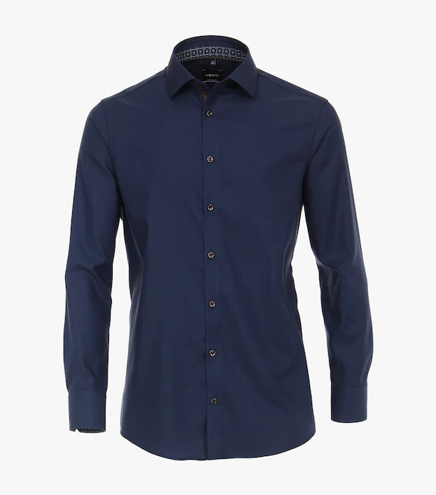 Venti Modern Fit Shirt - Navy