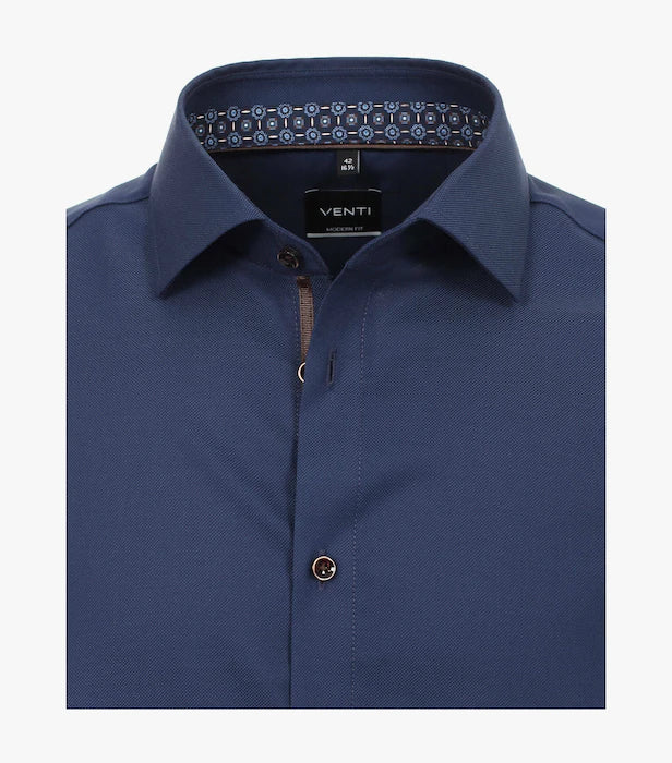 Venti Modern Fit Shirt - Navy