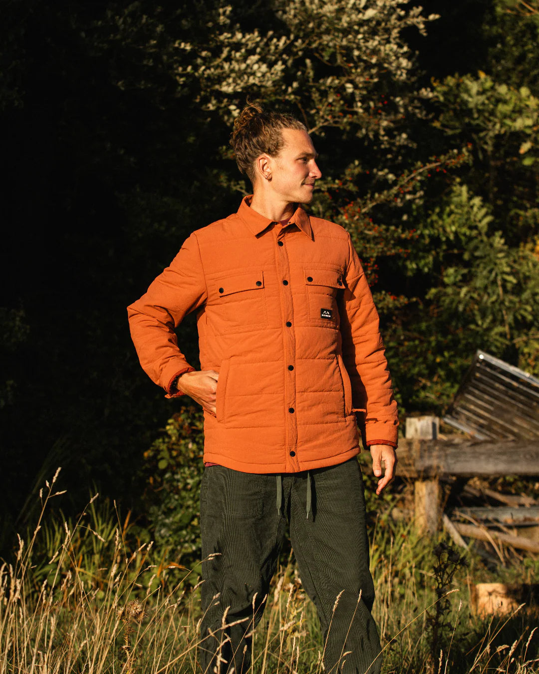 Bleubird Hauler Over Shirt - Rust