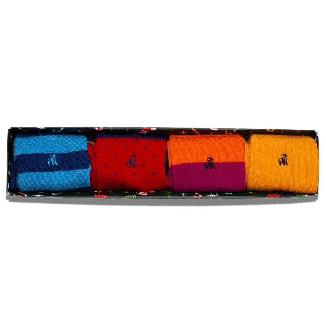 Swole Panda Red Christmas Drawer Box - 4 Pairs