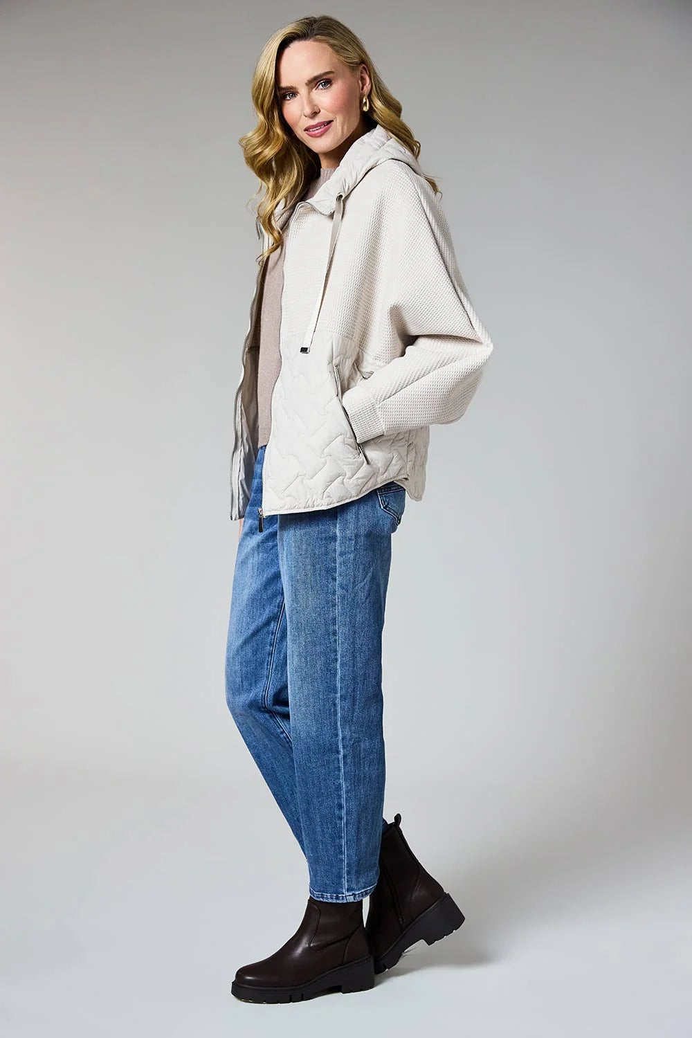 Deck Batwing Jacket - Cream