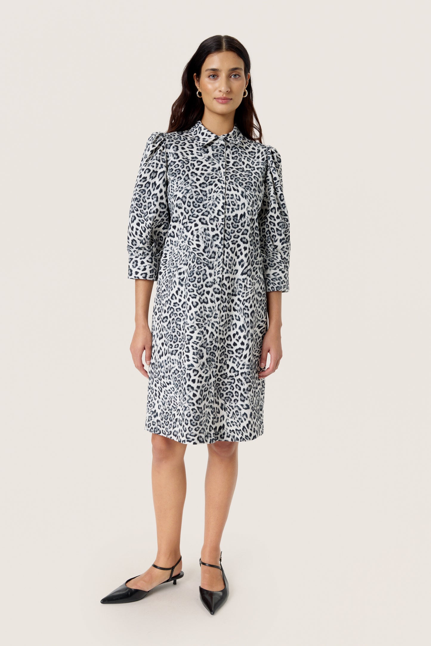 Soaked Sandja Shirt Dress - Leopard