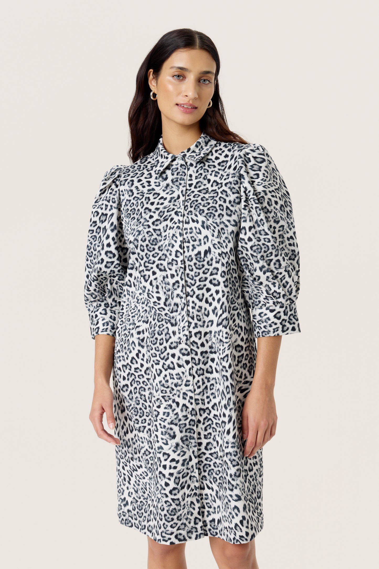 Soaked Sandja Shirt Dress - Leopard