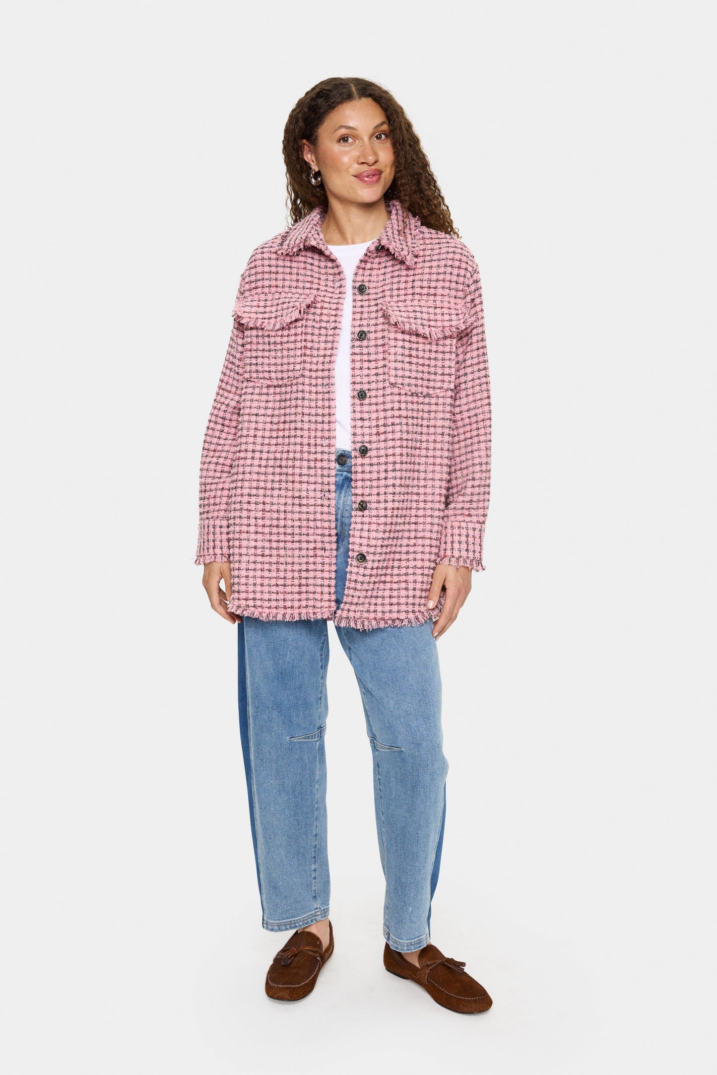 Saint Tropez Marylou Over Shirt - Pink