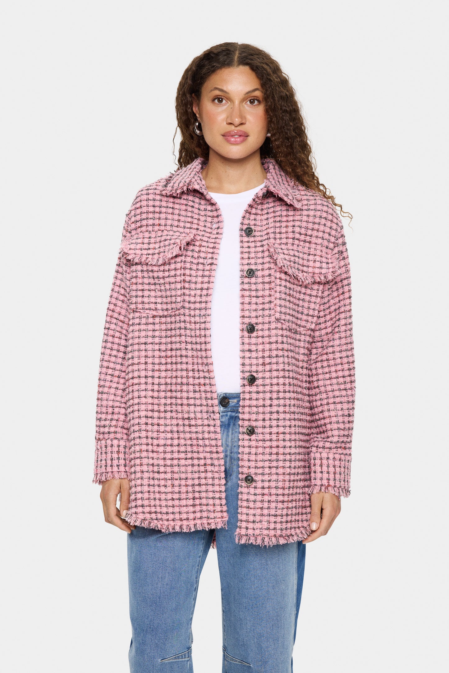 Saint Tropez Marylou Over Shirt - Pink