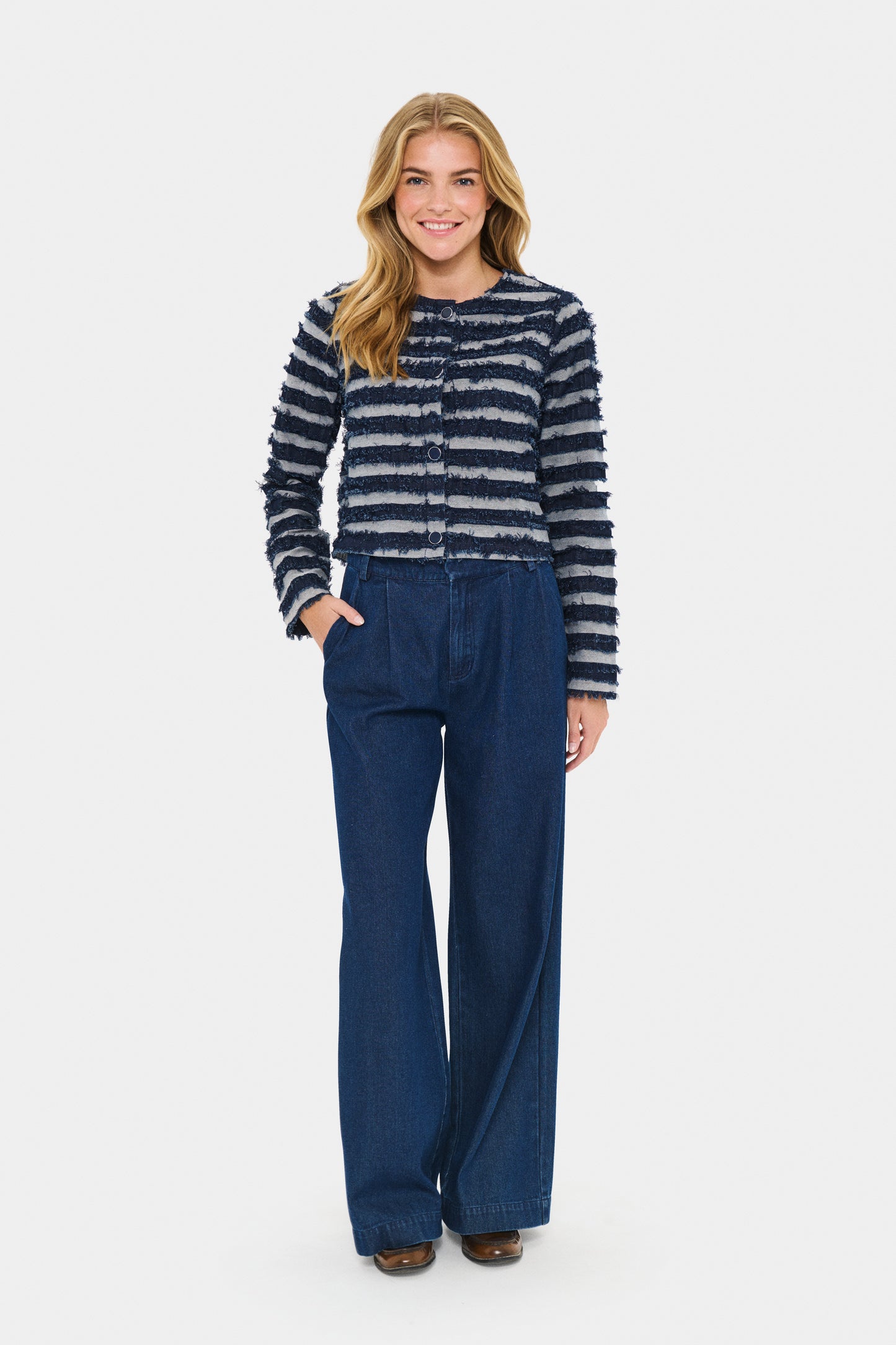 Saint Tropez Macey Jacket - Pageant Blue