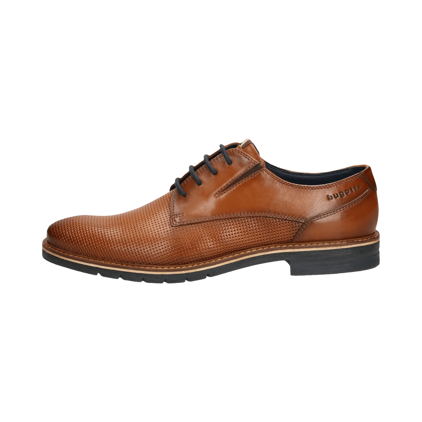 Bugatti Leather Business Shoe - Cognac