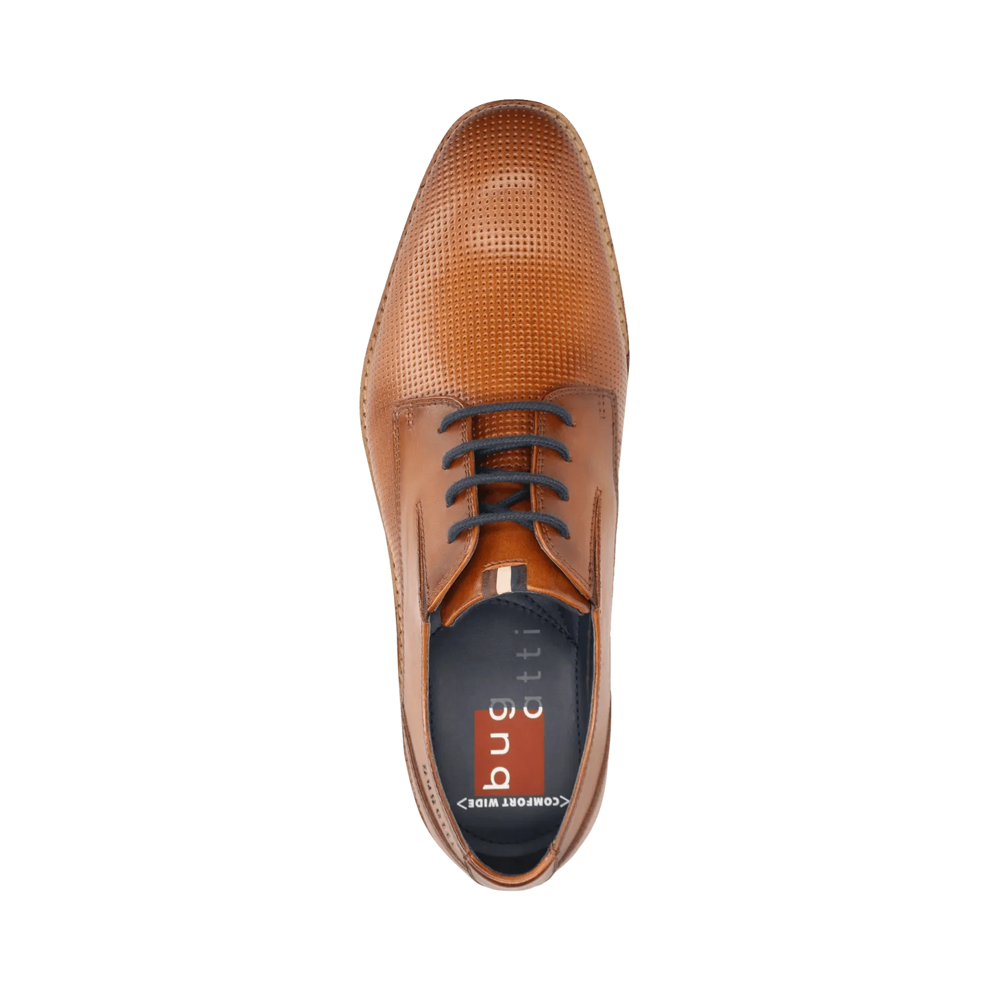 Bugatti Merlo Patterned Shoe - Cognac