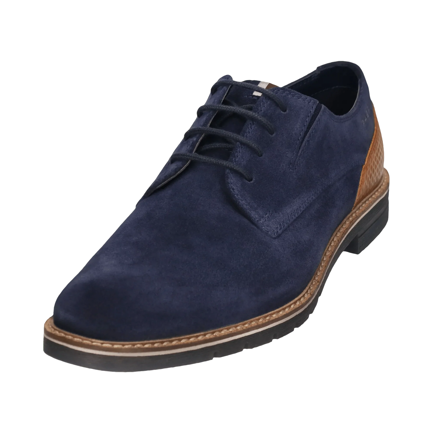 Bugatti Suede Shoe Wide Fit - Navy