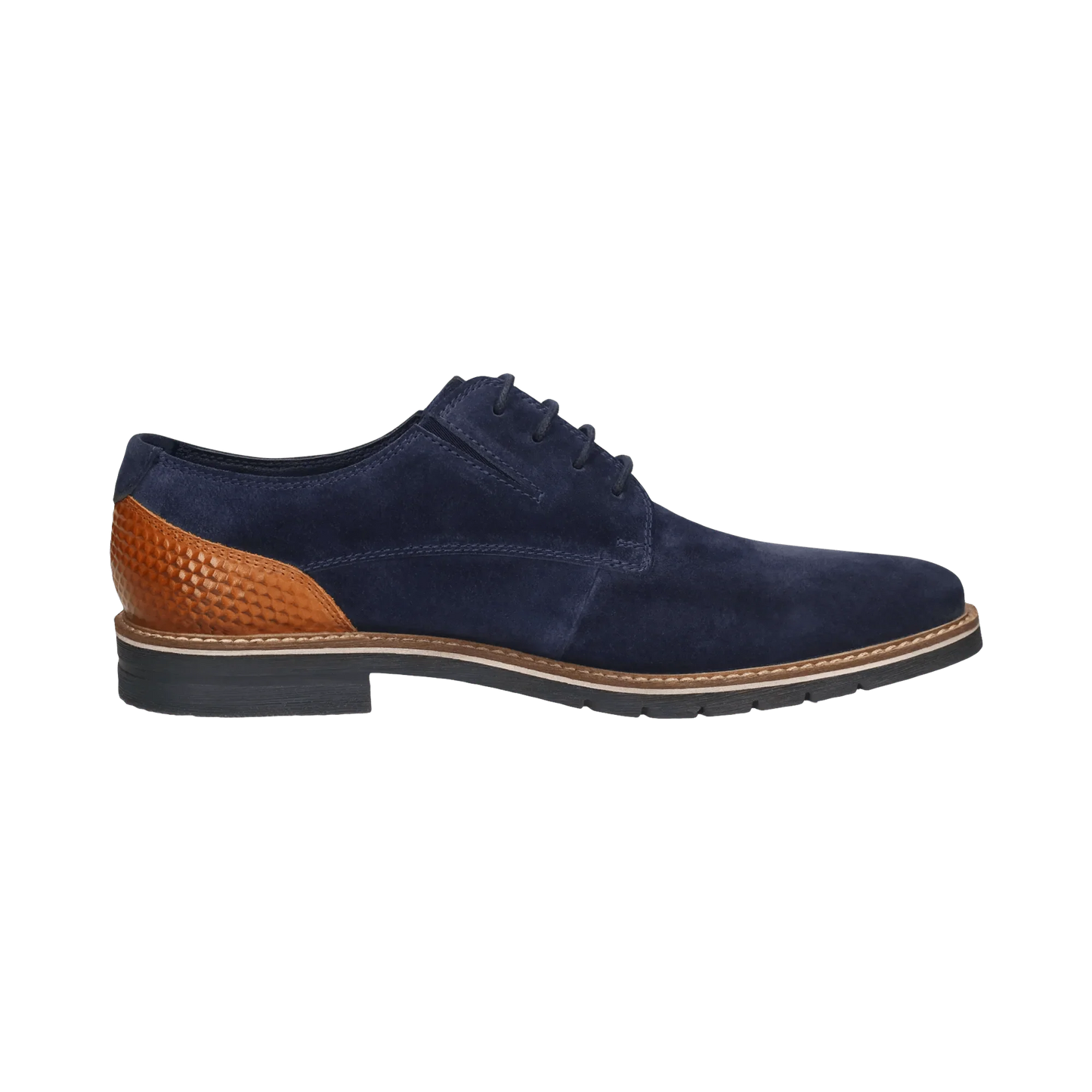 Bugatti Suede Shoe Wide Fit - Navy