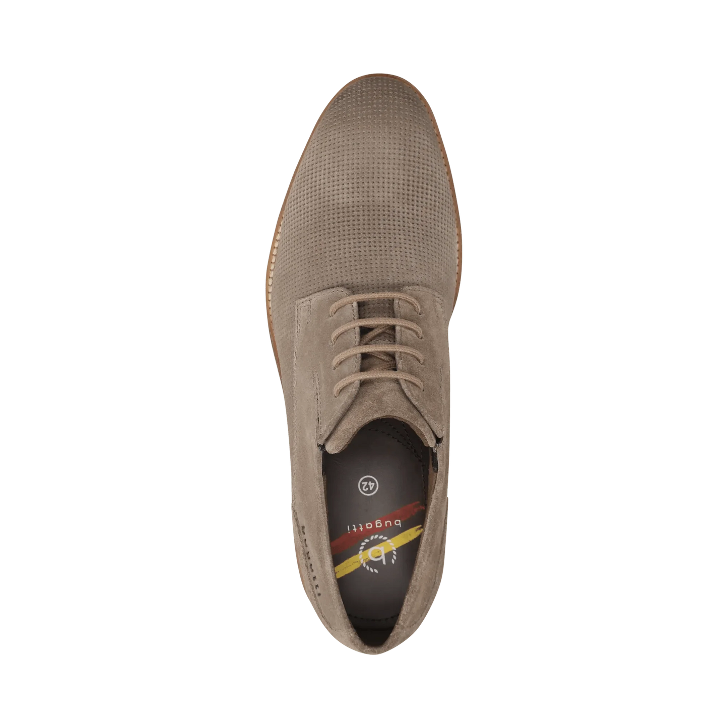 Bugatti Suede Shoe - Taupe