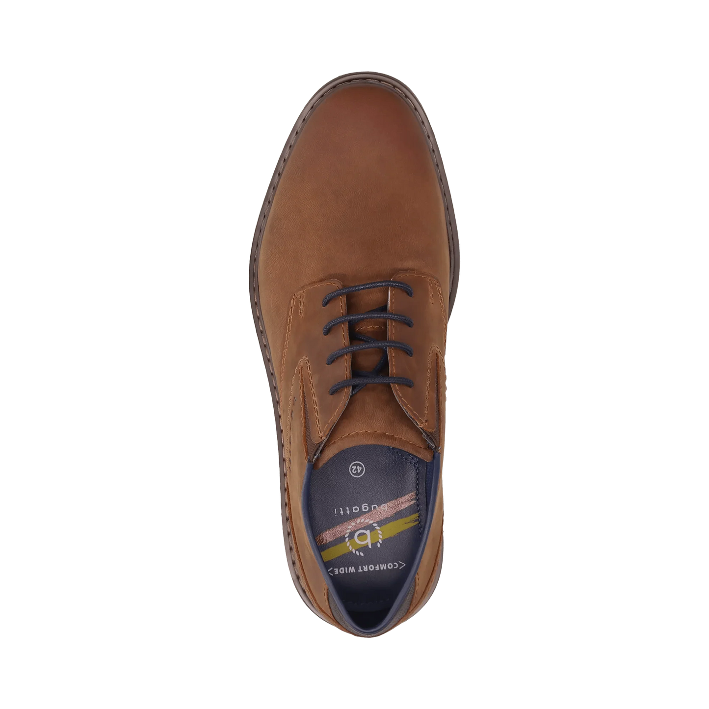 Bugatti Comfort Fit Casual Shoe - Cognac