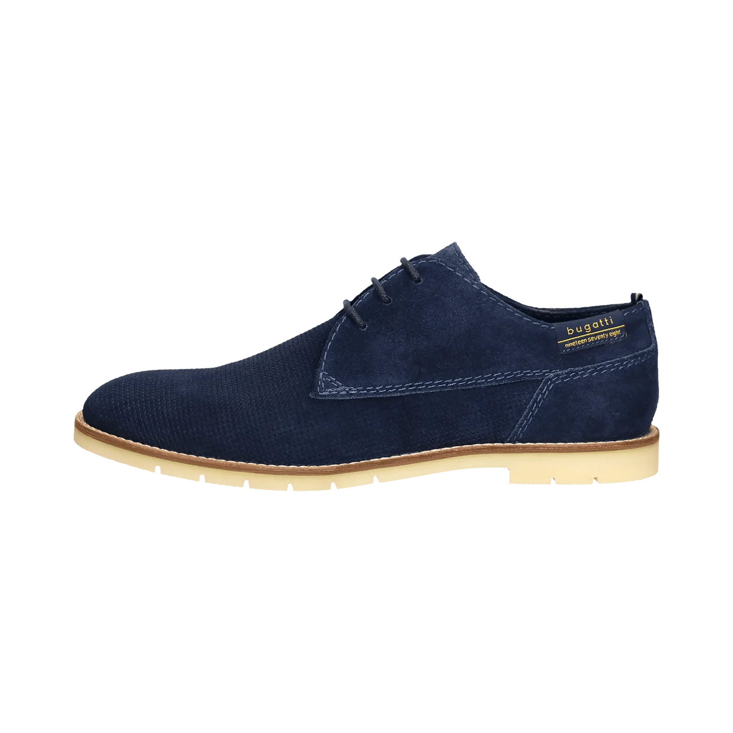Bugatti Leather Suede Shoe - Dark Blue