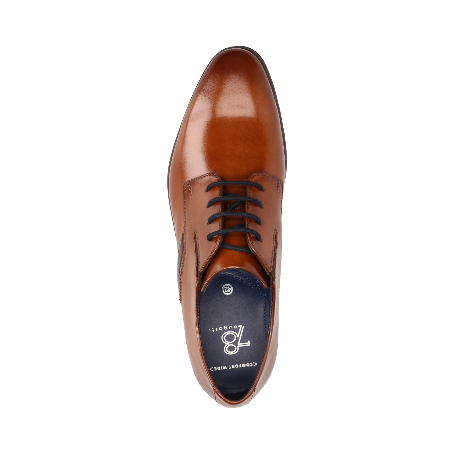 Bugatti Lace Up Dress Shoe - Cognac