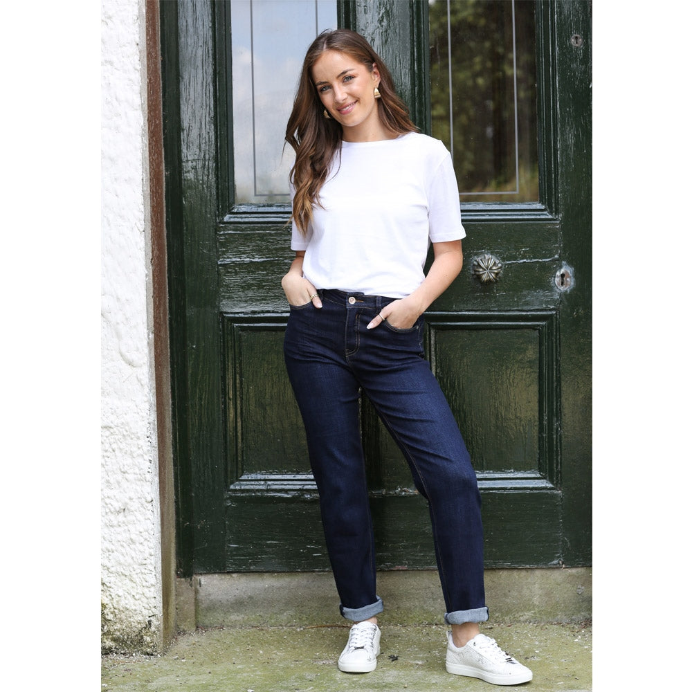 Rant&Rave Clancy Straight Jean - Dark Indigo