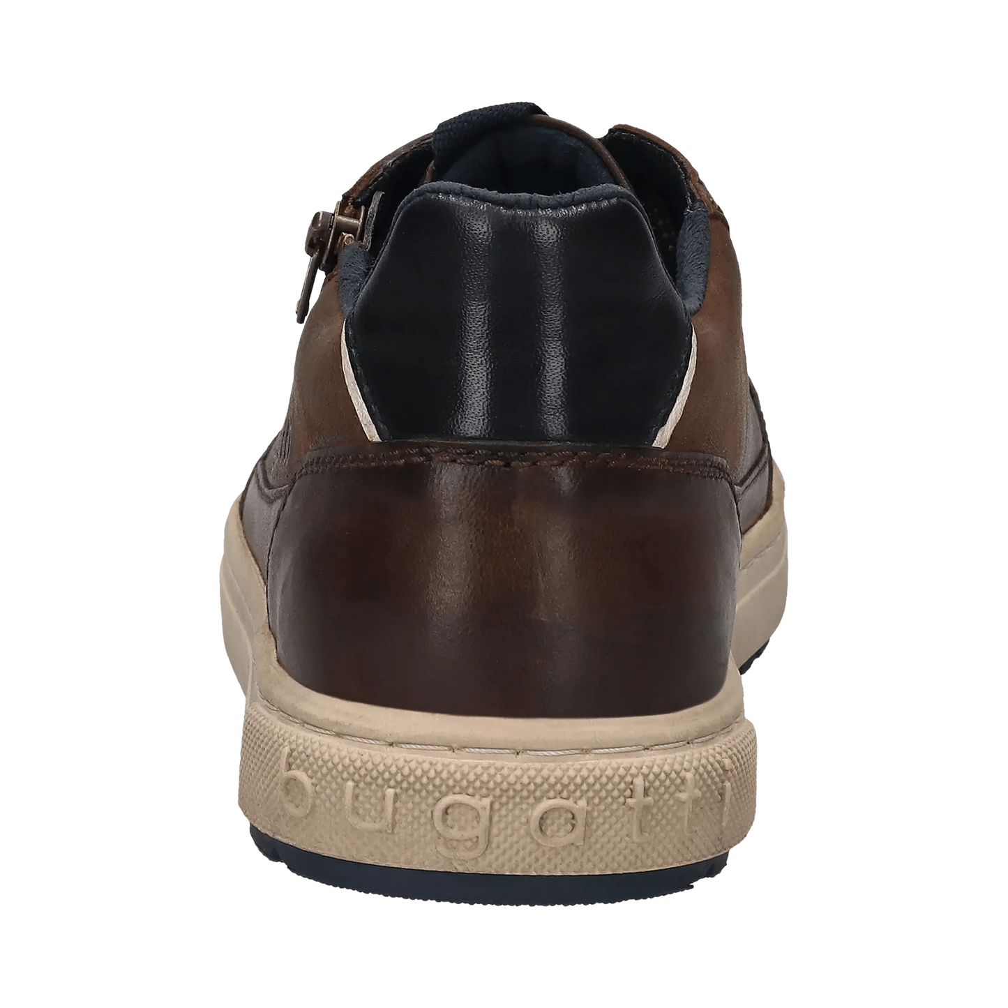 Bugatti Casual Leather Lace Up Shoe - Dark Brown