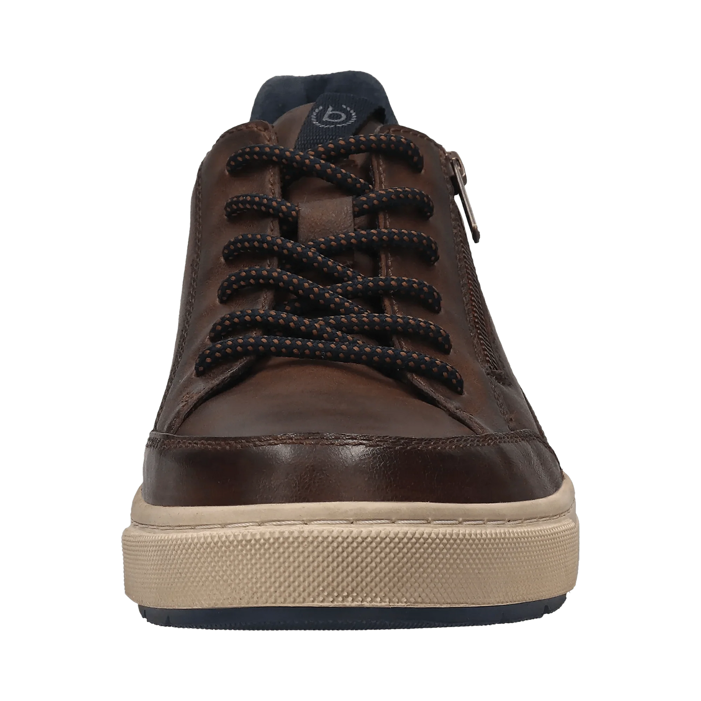 Bugatti Casual Leather Lace Up Shoe - Dark Brown