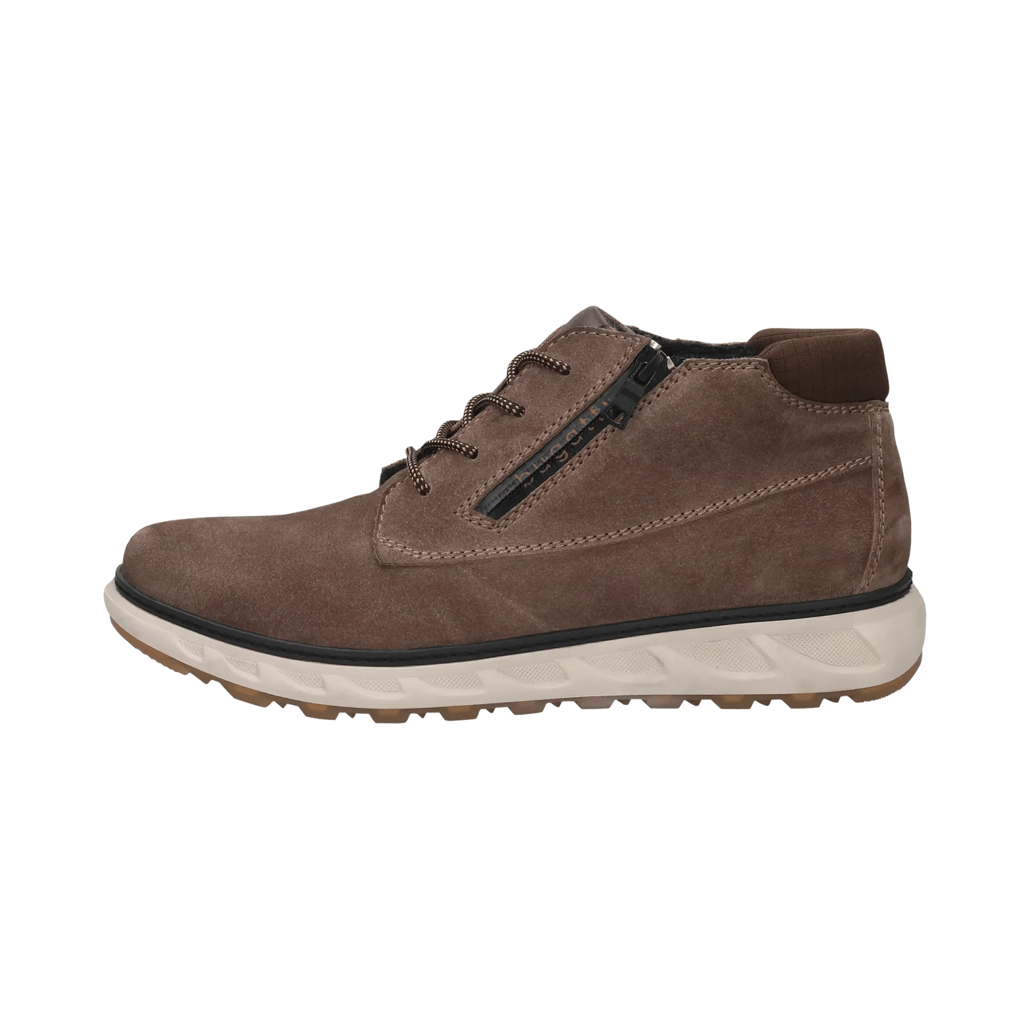 Bugatti Suede Leather Lace Up Boot - Taupe