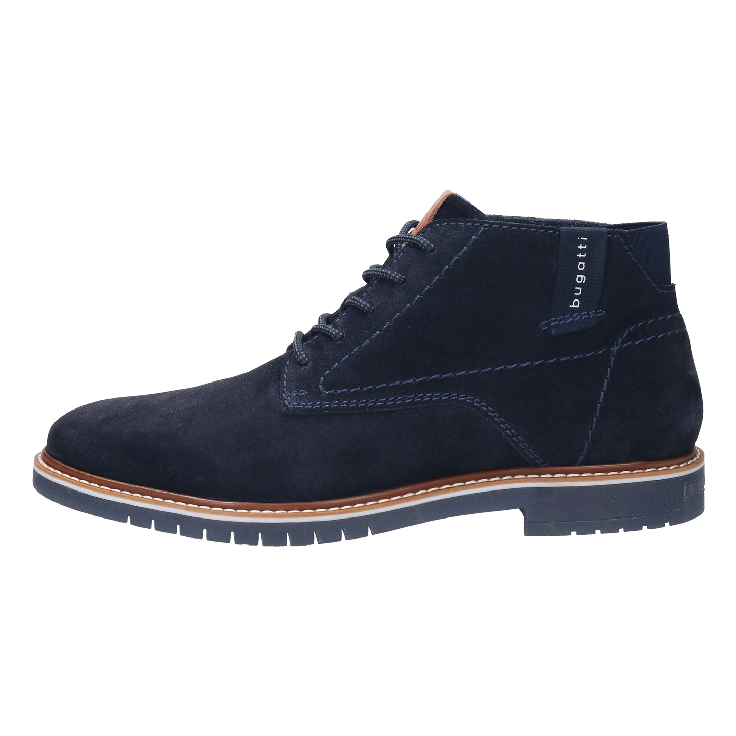Bugatti Suede Desert Boot - Dark Blue
