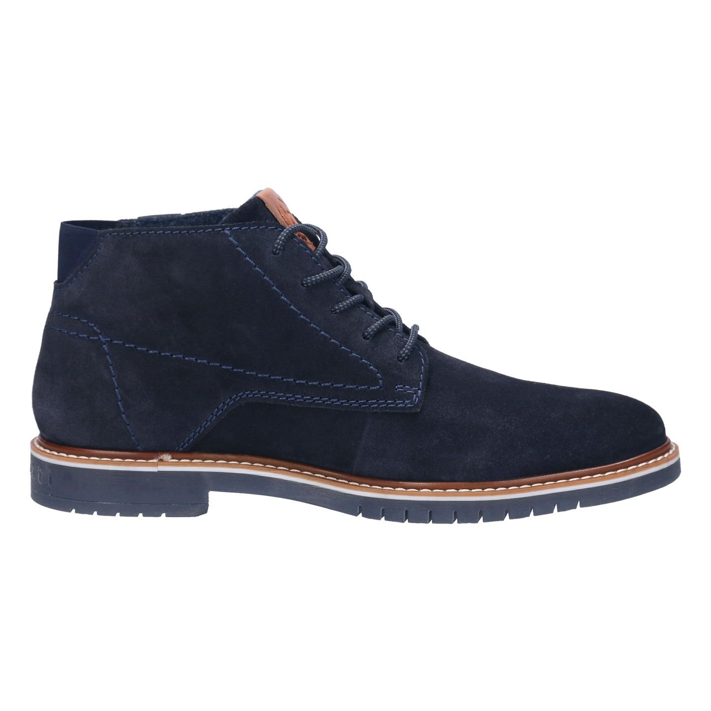 Bugatti Suede Desert Boot - Dark Blue