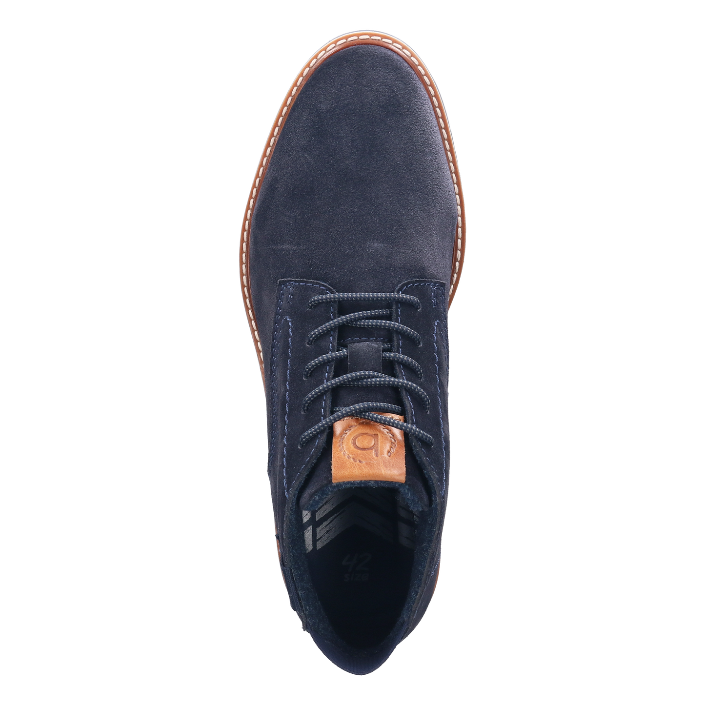 Bugatti Suede Desert Boot - Dark Blue
