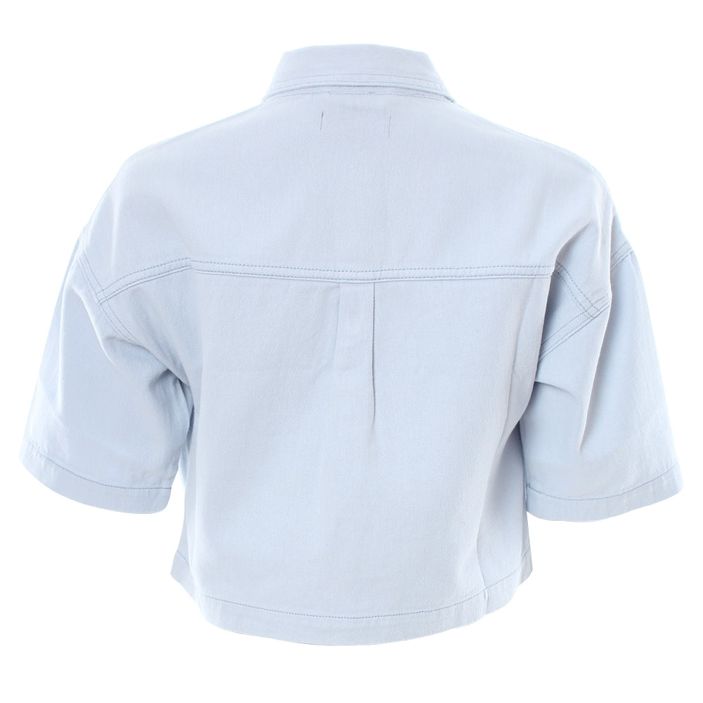 Rant & Rave Caryn Crop Jacket - Sky