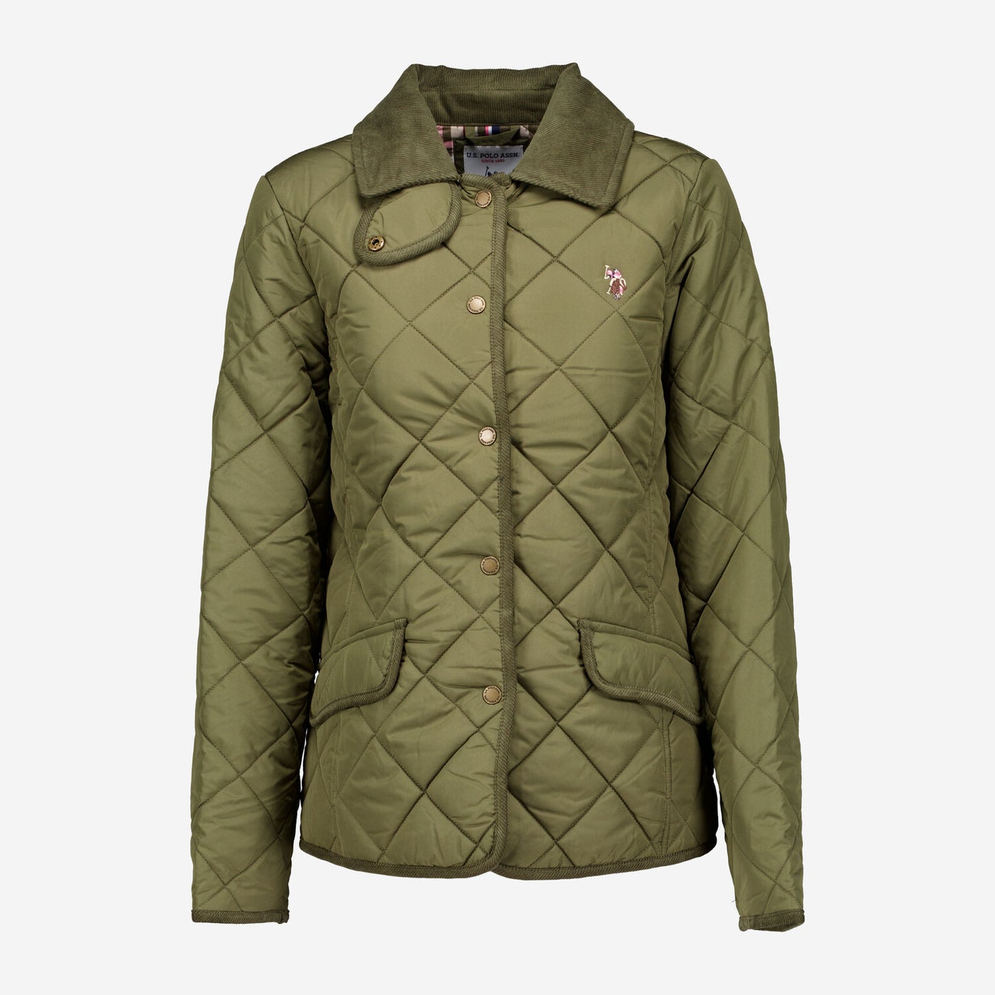 U.S.POLO ASSN. Quilted Country Jacket - Galamata Green