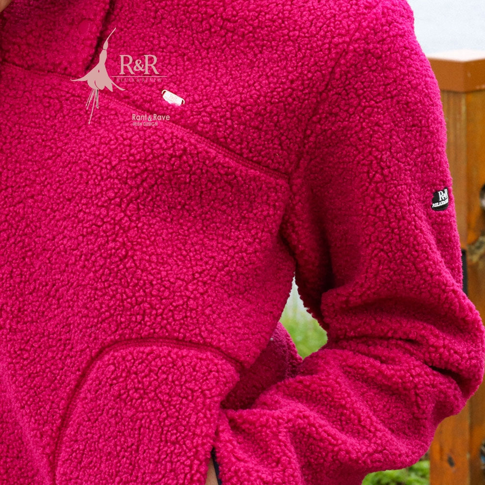 Relax & Renew Maisie Borg Fleece - Pink