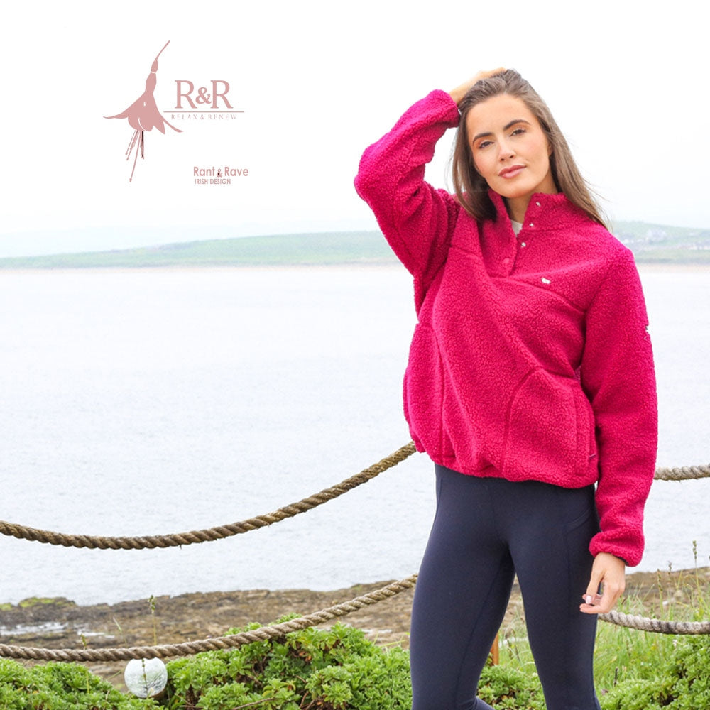 Relax & Renew Maisie Borg Fleece - Pink