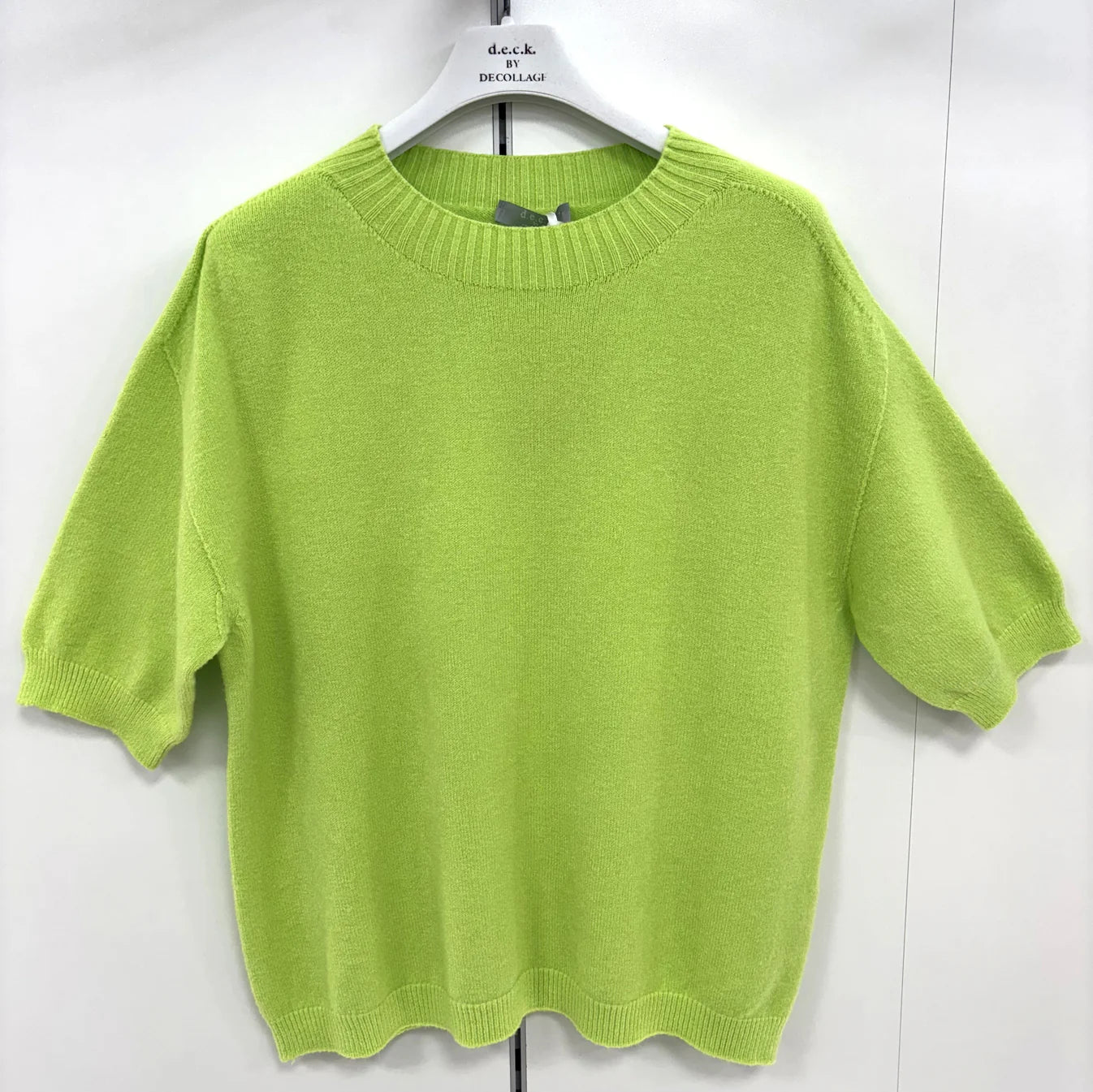 Deck Short Sleeved Knit - Lime