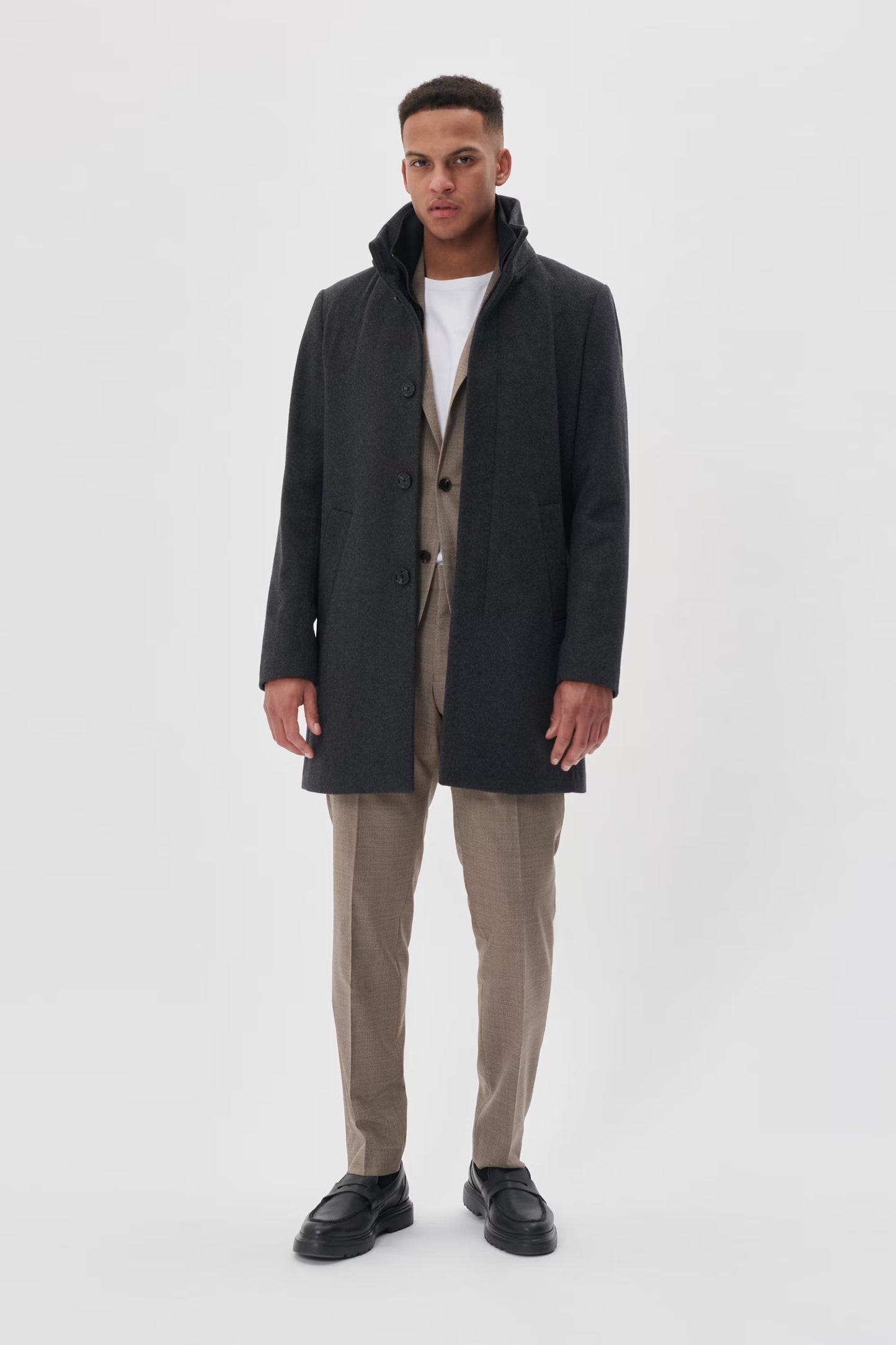 Martinique Harvey Coat - Dark Grey