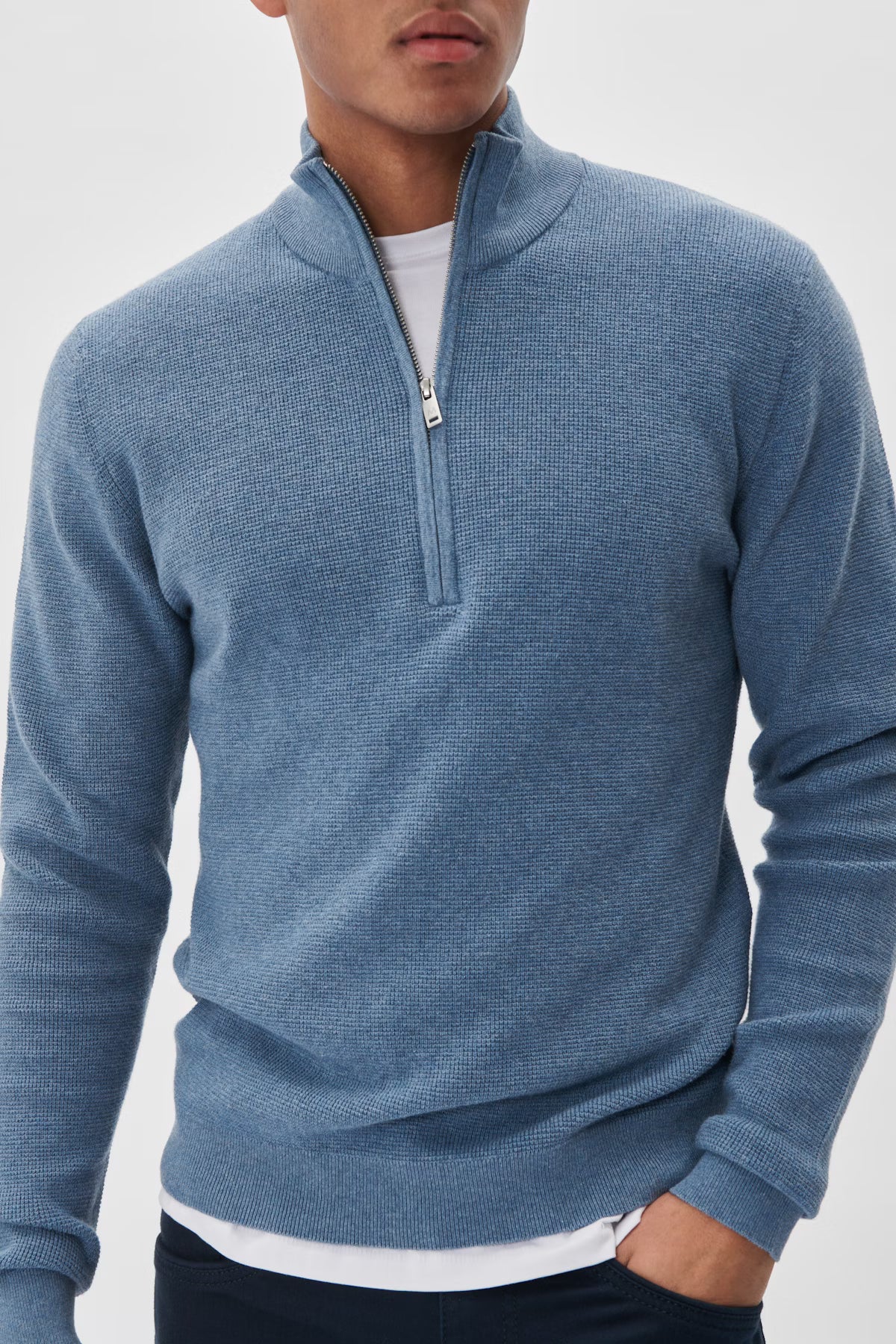 Matinique Lagoon 1/4 Zip - Captains Blue