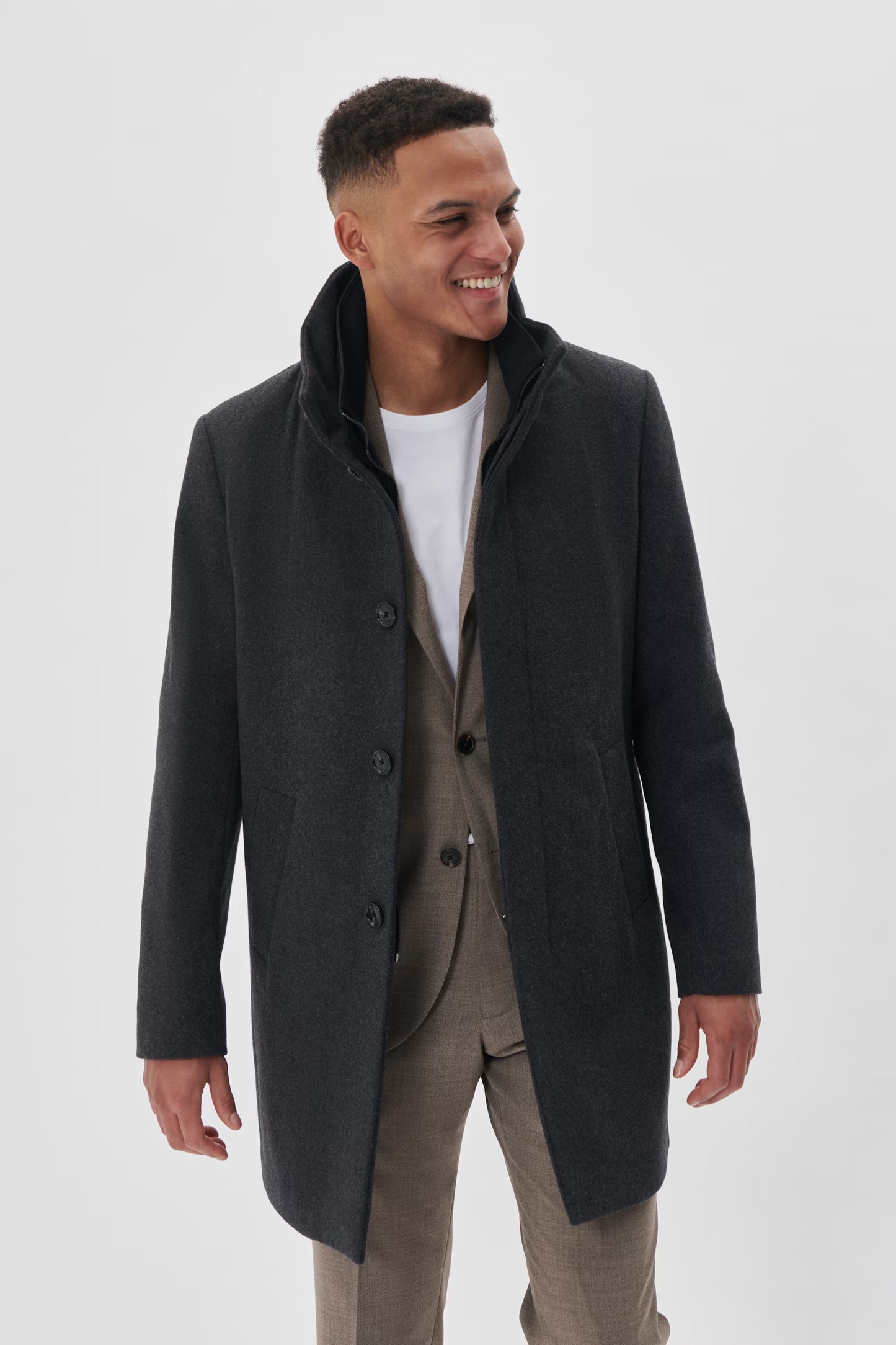 Martinique Harvey Coat - Dark Grey