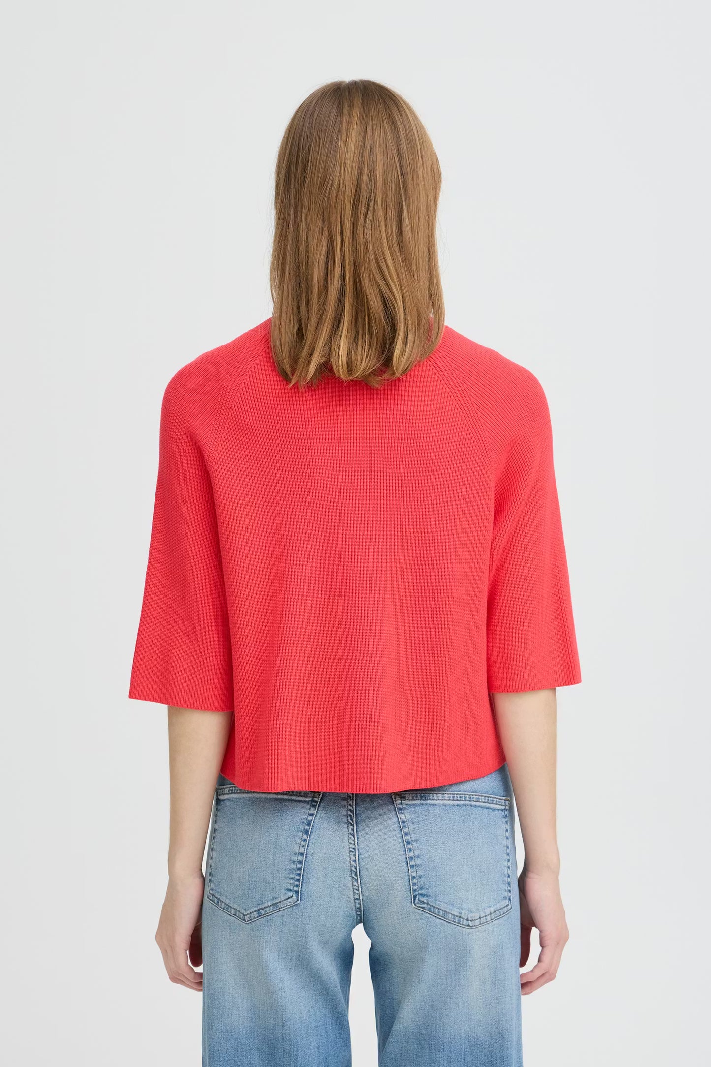 ICHI IHBoston Knit Pullover - Summer Red