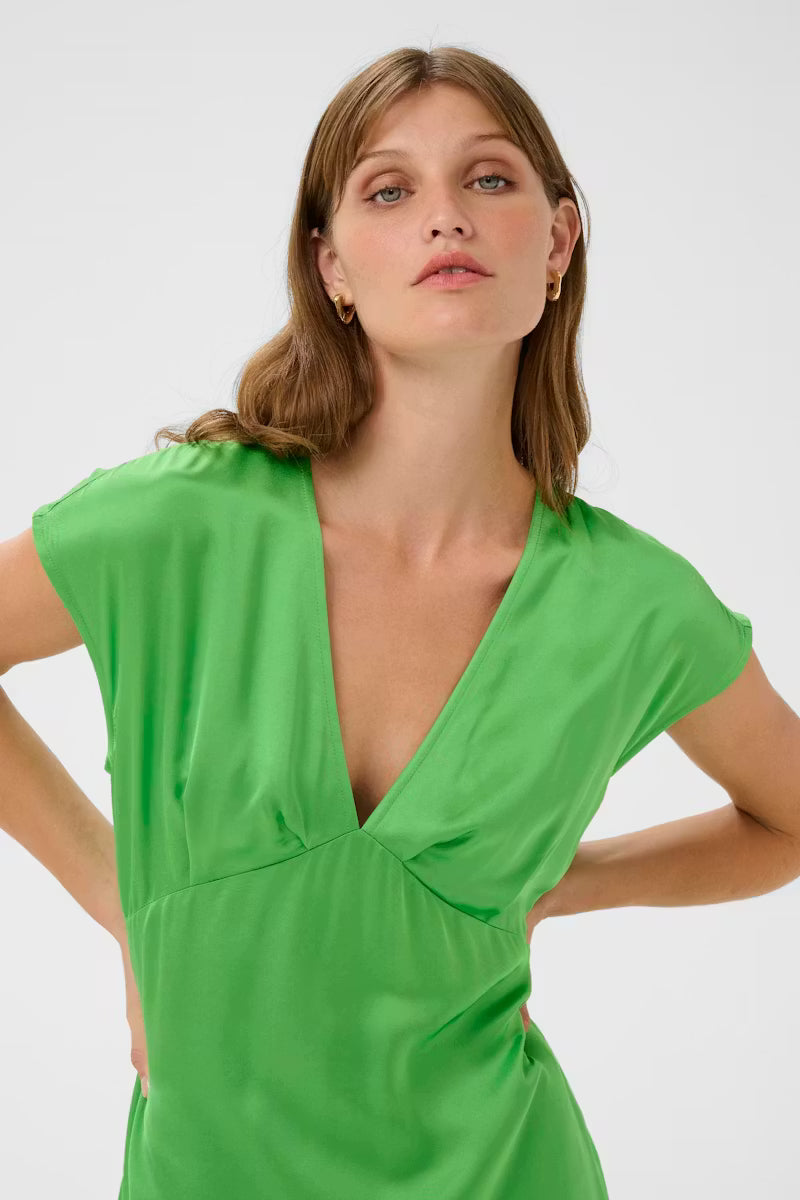 Soaked SLclero Midi Dress - Green