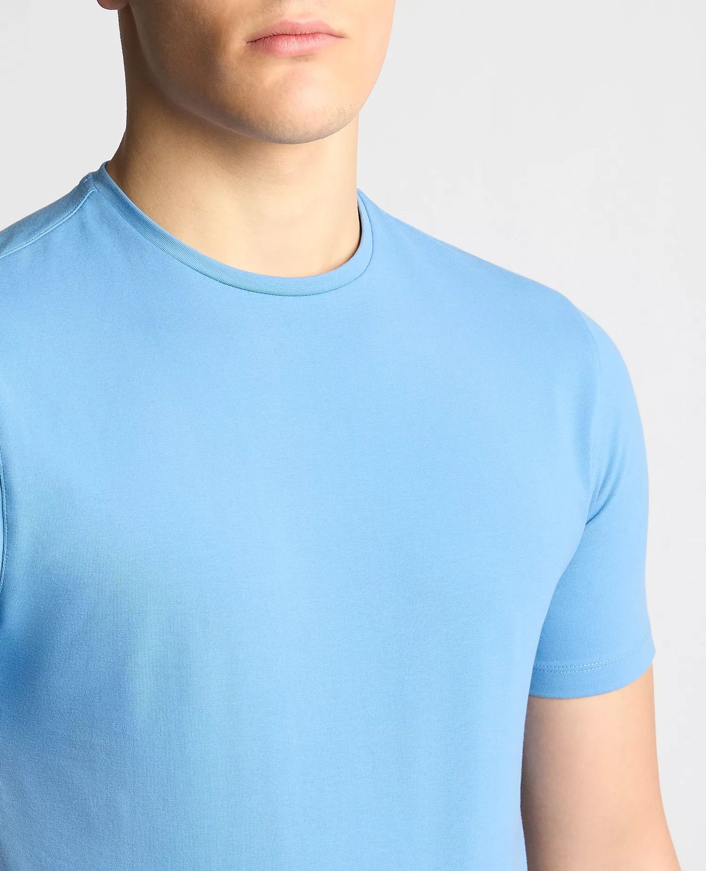 Remus Uomo Short Sleeve Casual Tee - Riviera Blue