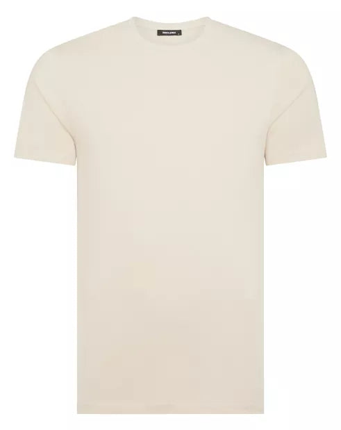Remus Uomo Short Sleeve Casual Tee - Stone