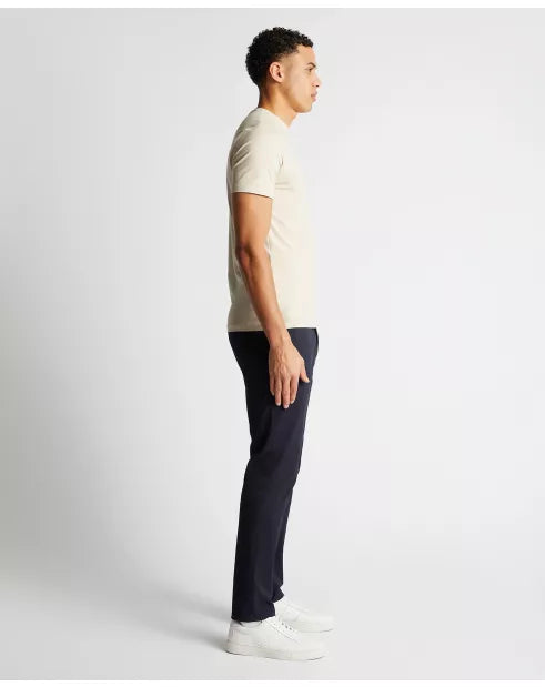 Remus Uomo Short Sleeve Casual Tee - Stone