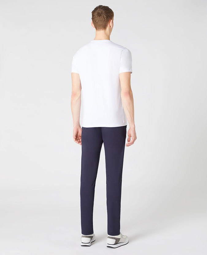 Remus Uomo Tapered Fit Cotton T-Shirt - White