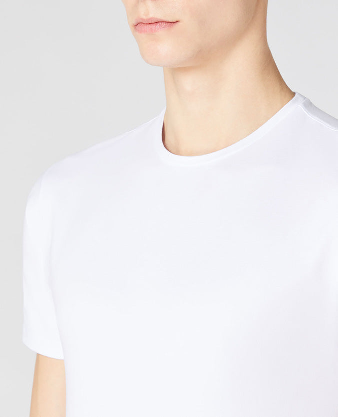 Remus Uomo Tapered Fit Cotton T-Shirt - White