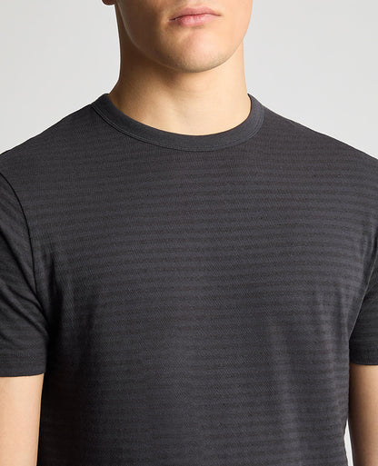 Remus Uomo Stripe T-Shirt - Navy