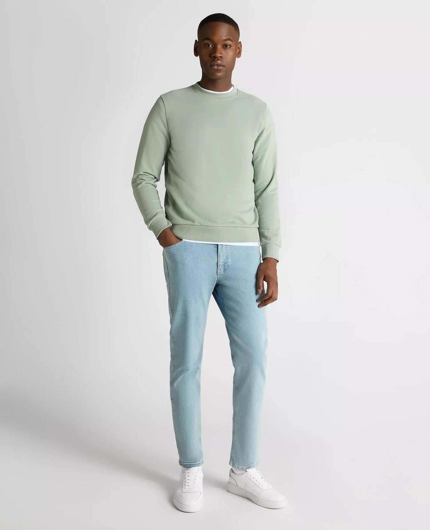 Remus Uomo Crew Neck Sweatshirt Light Green
