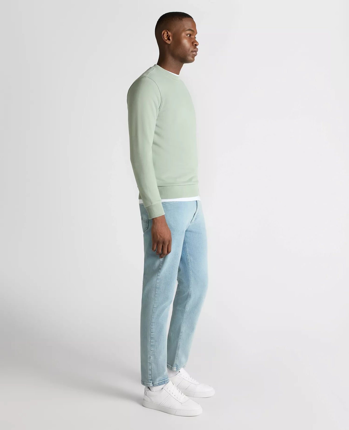 Remus Uomo Crew Neck Sweatshirt Light Green