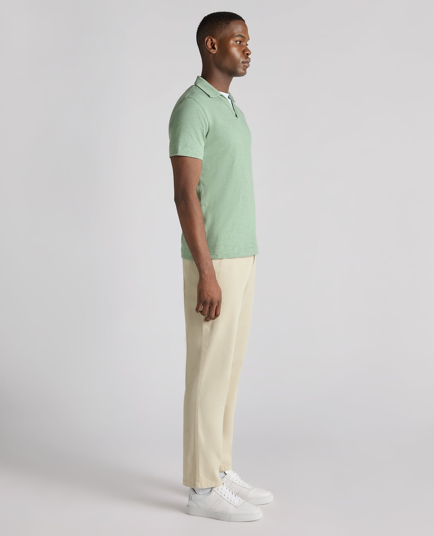 Remus Uomo V-Neck Shirt - Light Green