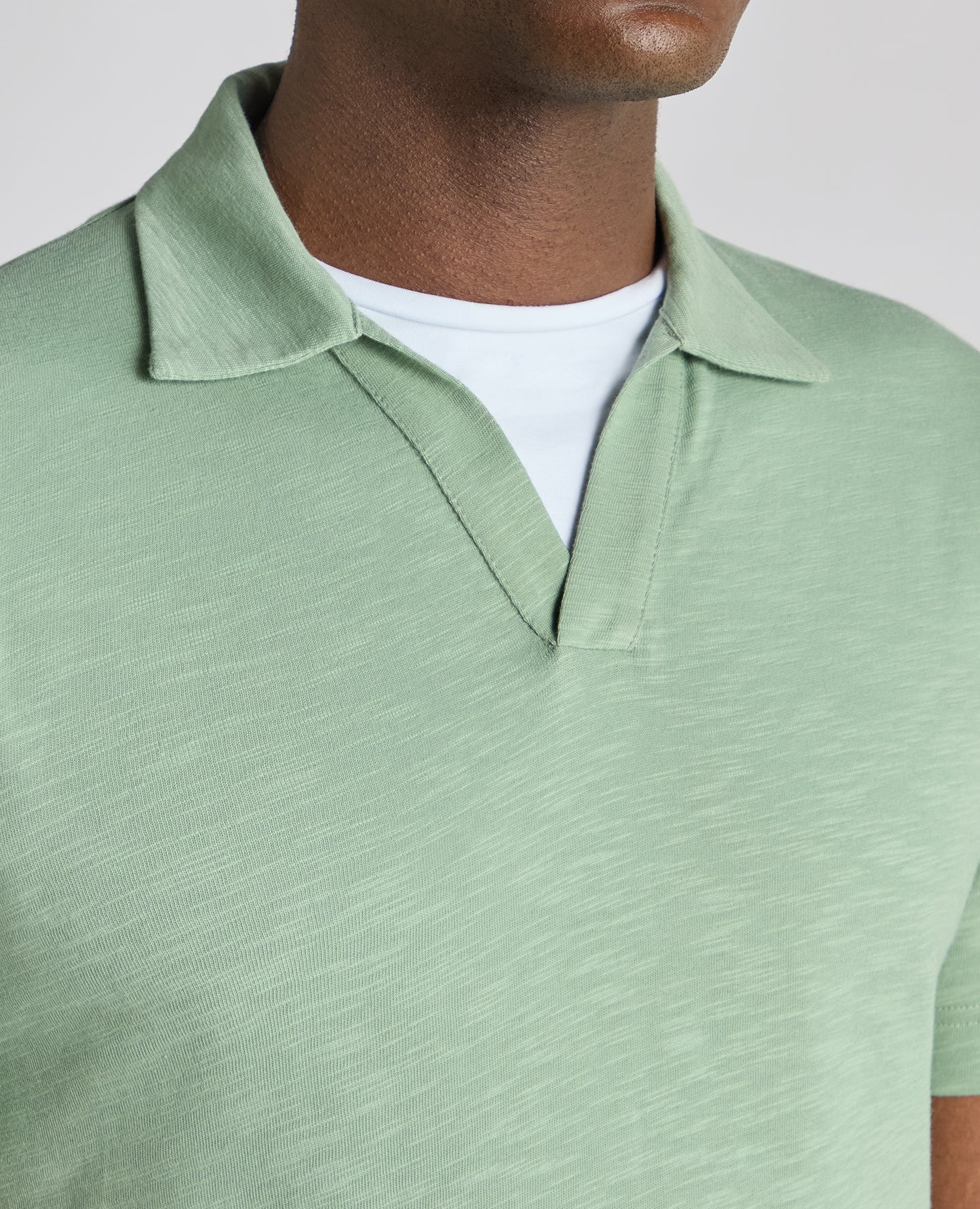 Remus Uomo V-Neck Shirt - Light Green