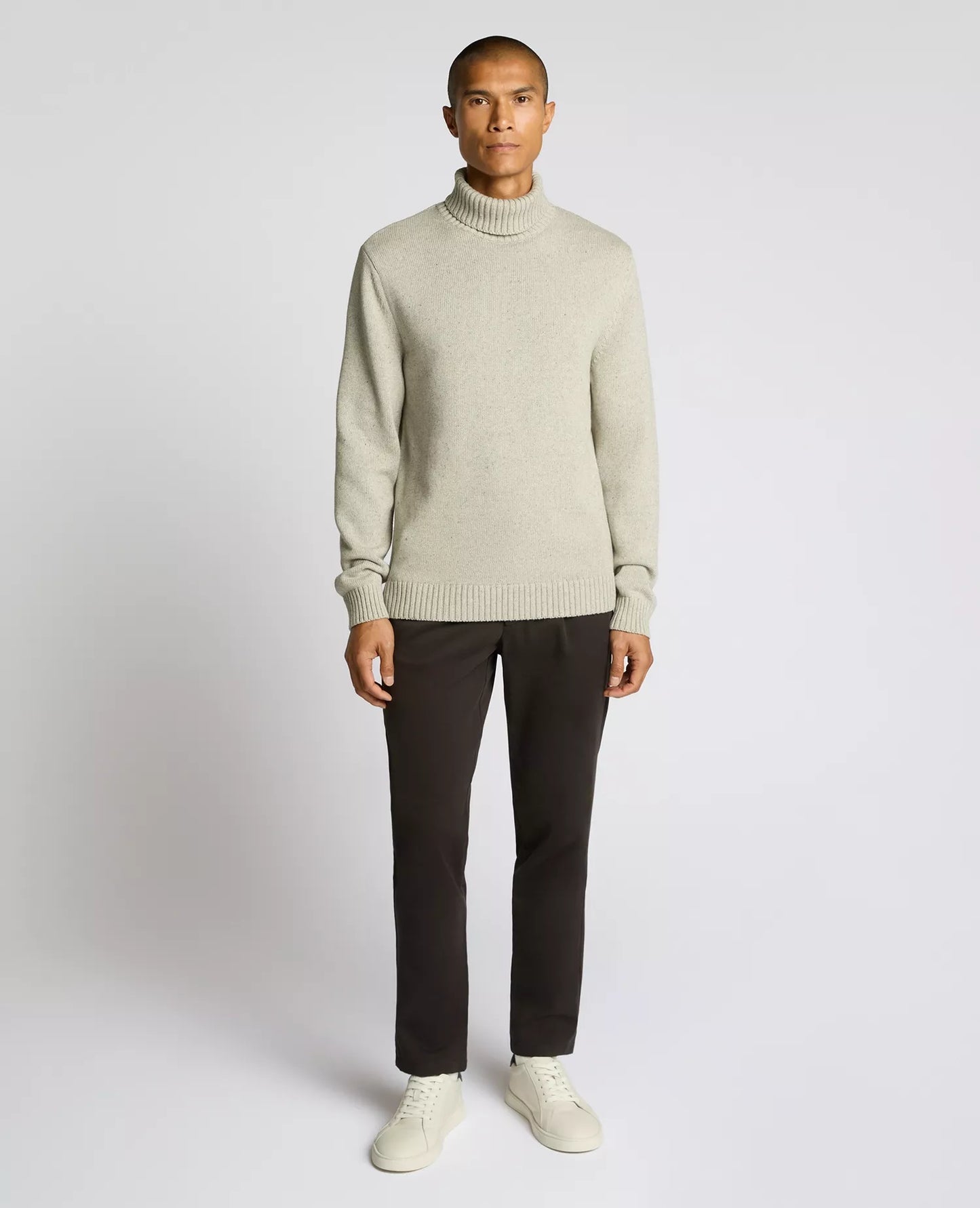 Remus Uomo Roll Neck Sweater - Grey