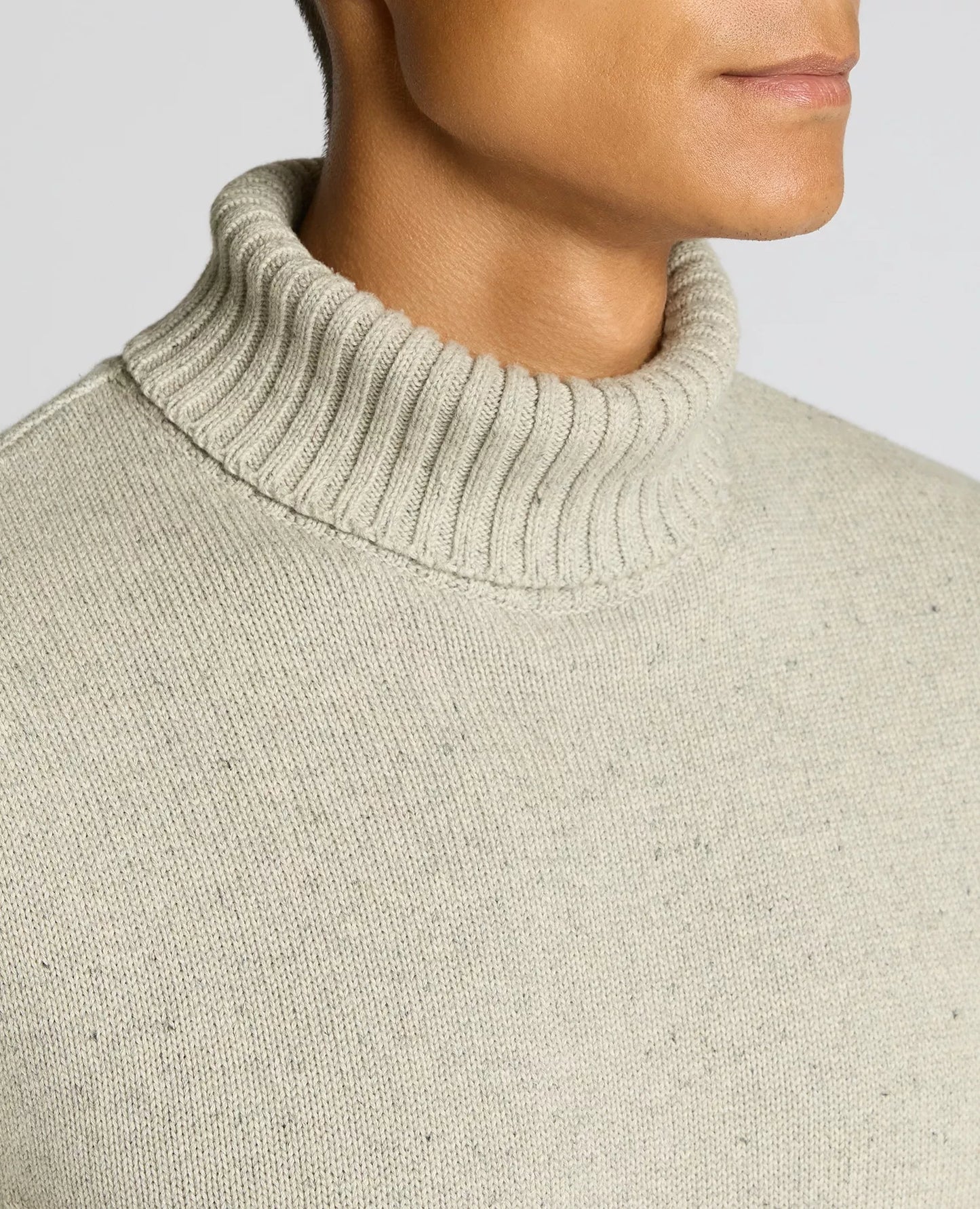Remus Uomo Roll Neck Sweater - Grey