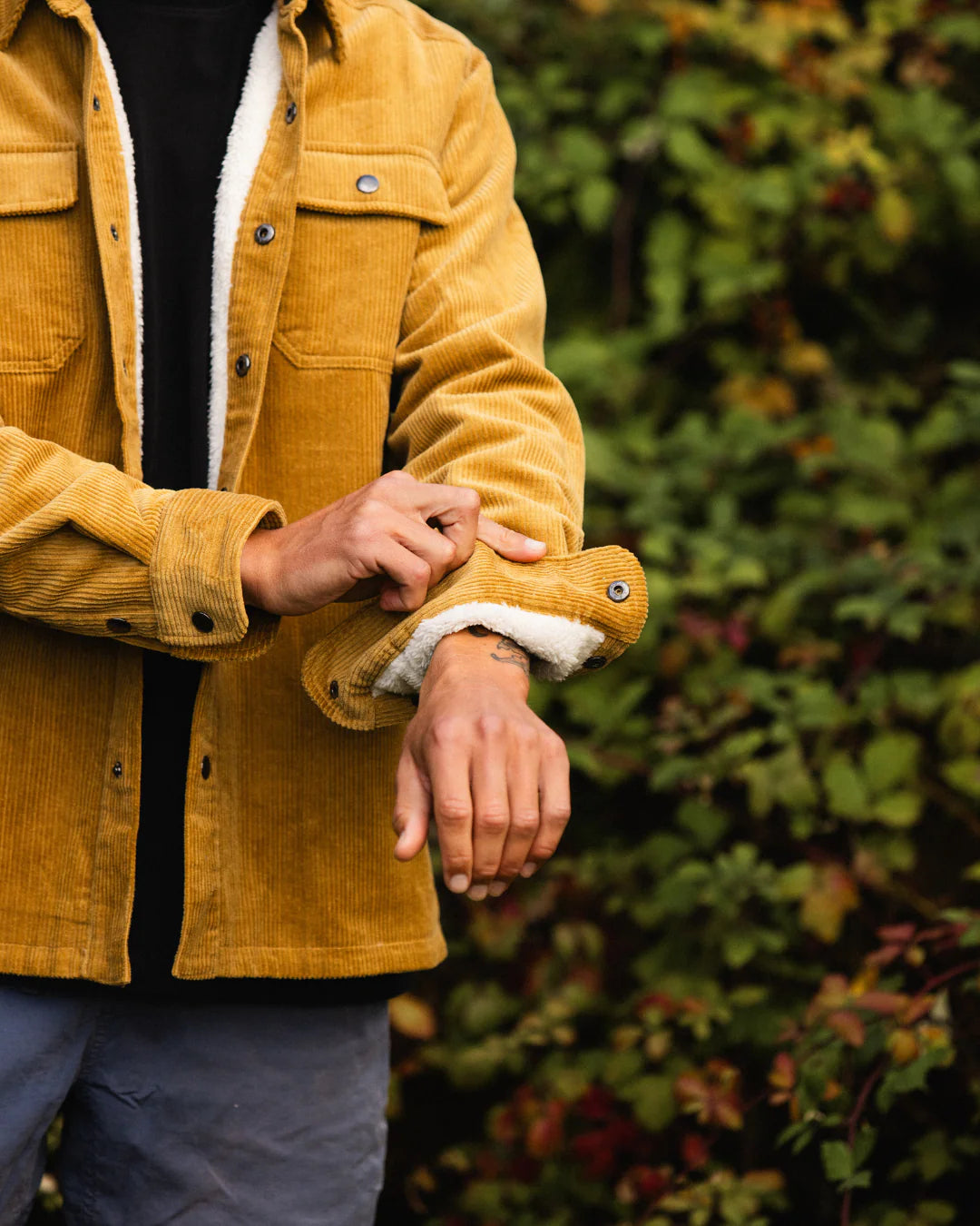 Bleubird Rambler Overshirt Cord - Mustard