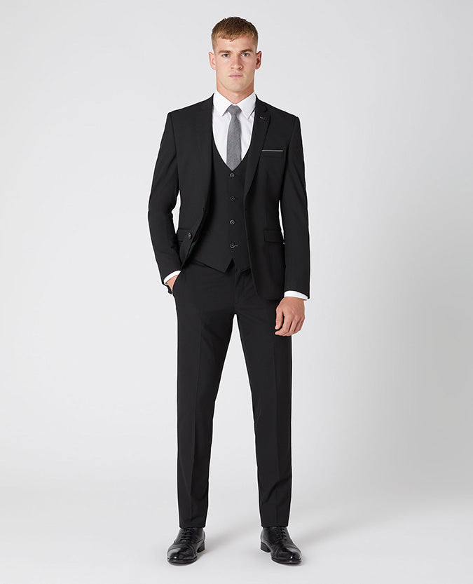 Remus Uomo Lazio X-Slim Fit Jacket - Black